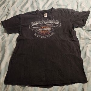 Harley Davidson The West Indies Barbados Graphic T-Shirt Men's Size Large‎
